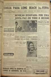 Página do jornal Correio do Ceará de julho de 1955