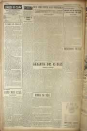 Página do jornal Correio do Ceará de julho de 1955