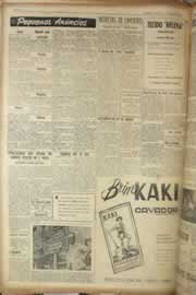 Página do jornal Correio do Ceará de julho de 1955