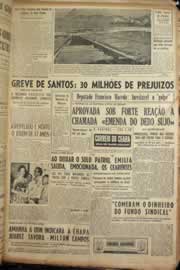 Página do jornal Correio do Ceará de julho de 1955