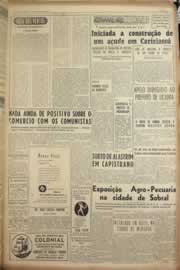 Página do jornal Correio do Ceará de julho de 1955