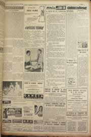 Página do jornal Correio do Ceará de julho de 1955