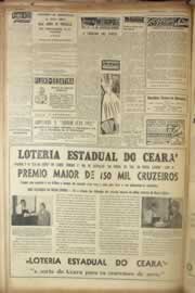 Página do jornal Correio do Ceará de julho de 1955