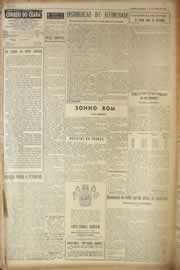 Página do jornal Correio do Ceará de julho de 1955