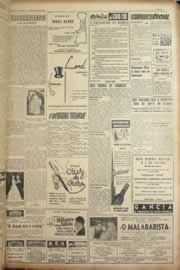 Página do jornal Correio do Ceará de julho de 1955