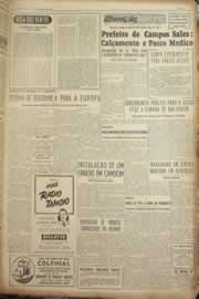 Página do jornal Correio do Ceará de julho de 1955