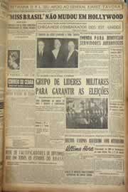 Página do jornal Correio do Ceará de julho de 1955
