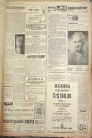 Página do jornal Correio do Ceará de julho de 1955