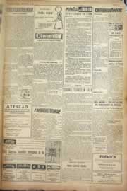 Página do jornal Correio do Ceará de julho de 1955