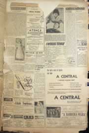 Página do jornal Correio do Ceará de julho de 1955