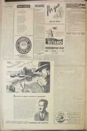 Página do jornal Correio do Ceará de outubro de 1955