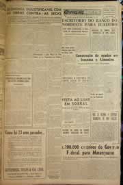 Página do jornal Correio do Ceará de outubro de 1955