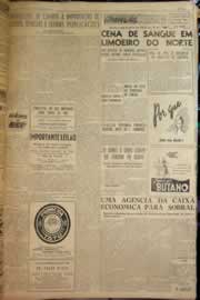 Página do jornal Correio do Ceará de outubro de 1955