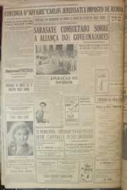 Página do jornal Correio do Ceará de outubro de 1955