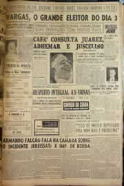 Página do jornal Correio do Ceará de outubro de 1955