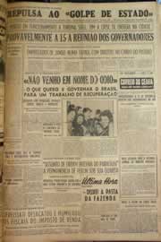 Página do jornal Correio do Ceará de outubro de 1955