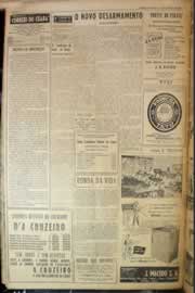 Página do jornal Correio do Ceará de outubro de 1955
