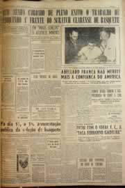 Página do jornal Correio do Ceará de outubro de 1955