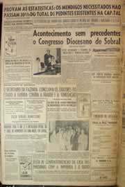 Página do jornal Correio do Ceará de outubro de 1955