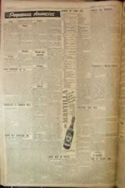 Página do jornal Correio do Ceará de outubro de 1955