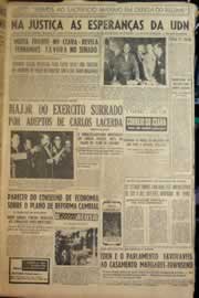 Página do jornal Correio do Ceará de outubro de 1955