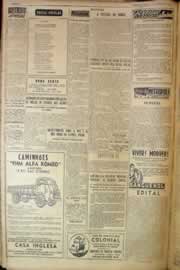Página do jornal Correio do Ceará de outubro de 1955