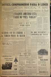Página do jornal Correio do Ceará de outubro de 1955