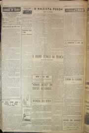 Página do jornal Correio do Ceará de outubro de 1955