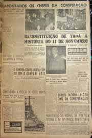 Página do jornal Correio do Ceará de novembro de 1955