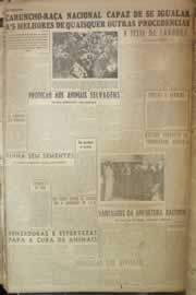 Página do jornal Correio do Ceará de novembro de 1955