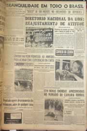 Página do jornal Correio do Ceará de novembro de 1955