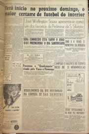 Página do jornal Correio do Ceará de dezembro de 1955