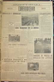 Página do jornal Correio do Ceará de dezembro de 1955