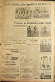 Página do jornal Correio do Ceará de janeiro de 1956