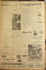 Página do jornal Correio do Ceará de janeiro de 1956