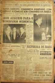 Página do jornal Correio do Ceará de fevereiro de 1956