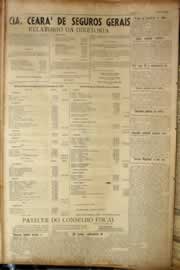 Página do jornal Correio do Ceará de fevereiro de 1956