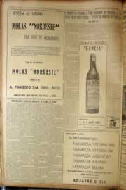 Página do jornal Correio do Ceará de março de 1956