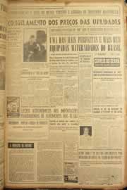 Página do jornal Correio do Ceará de março de 1956