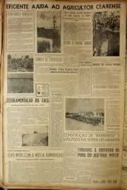 Página do jornal Correio do Ceará de março de 1956