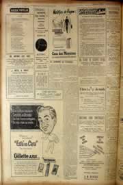 Página do jornal Correio do Ceará de março de 1956