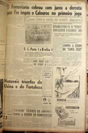 Página do jornal Correio do Ceará de março de 1956