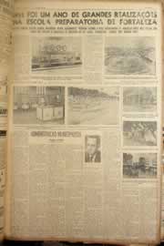 Página do jornal Correio do Ceará de março de 1956