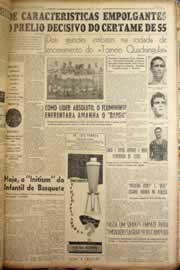 Página do jornal Correio do Ceará de março de 1956