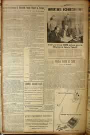 Página do jornal Correio do Ceará de março de 1956