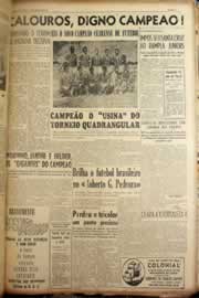 Página do jornal Correio do Ceará de março de 1956