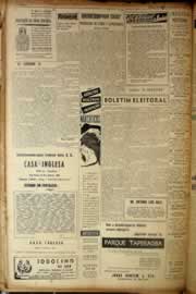 Página do jornal Correio do Ceará de março de 1956