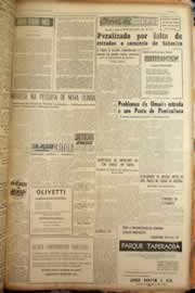 Página do jornal Correio do Ceará de março de 1956