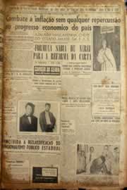 Página do jornal Correio do Ceará de março de 1956