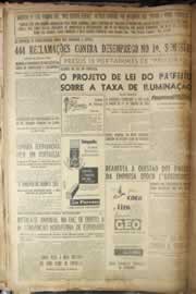 Página do jornal Correio do Ceará de março de 1956